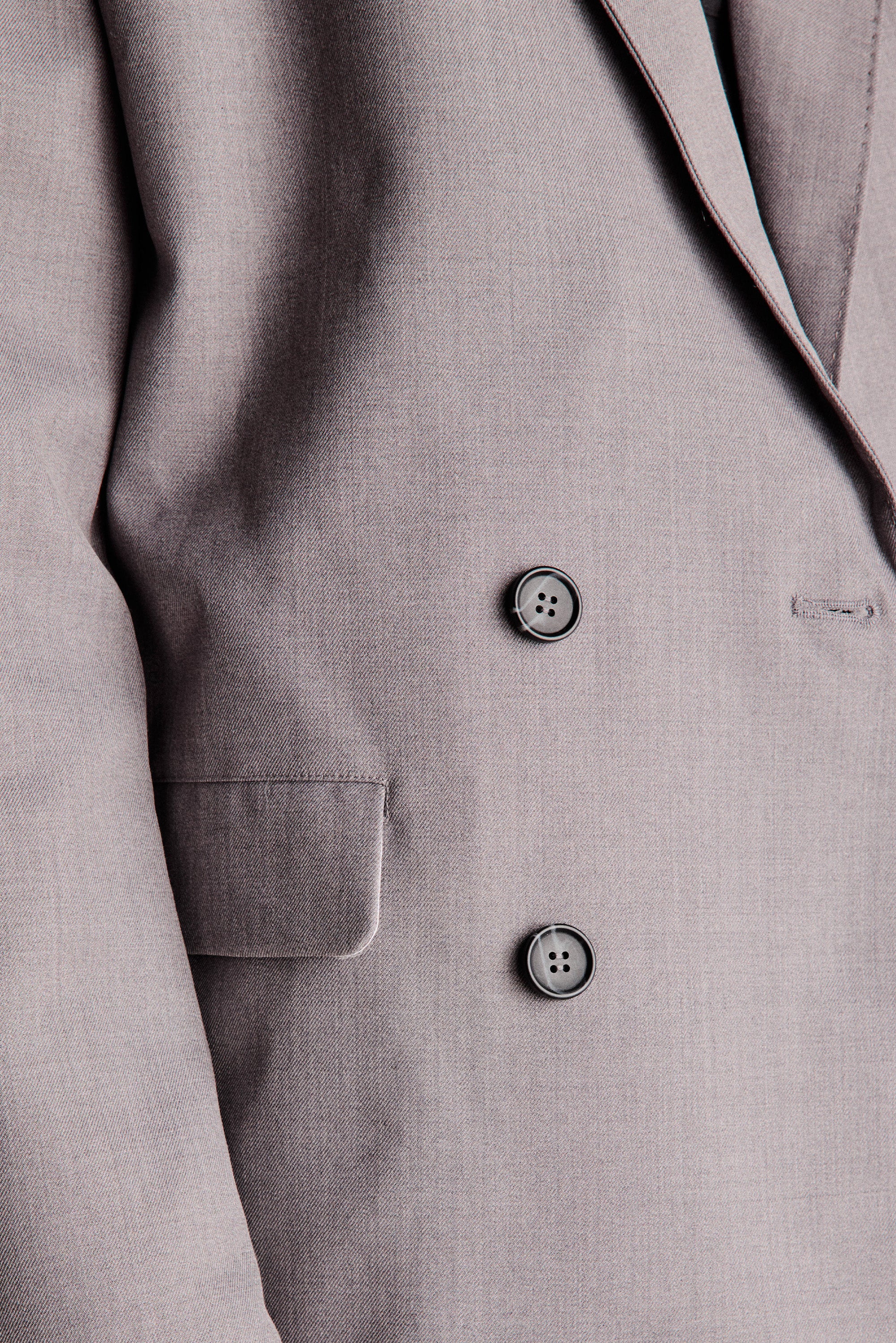 John Double-Breasted Blazer | Grey - Image 6