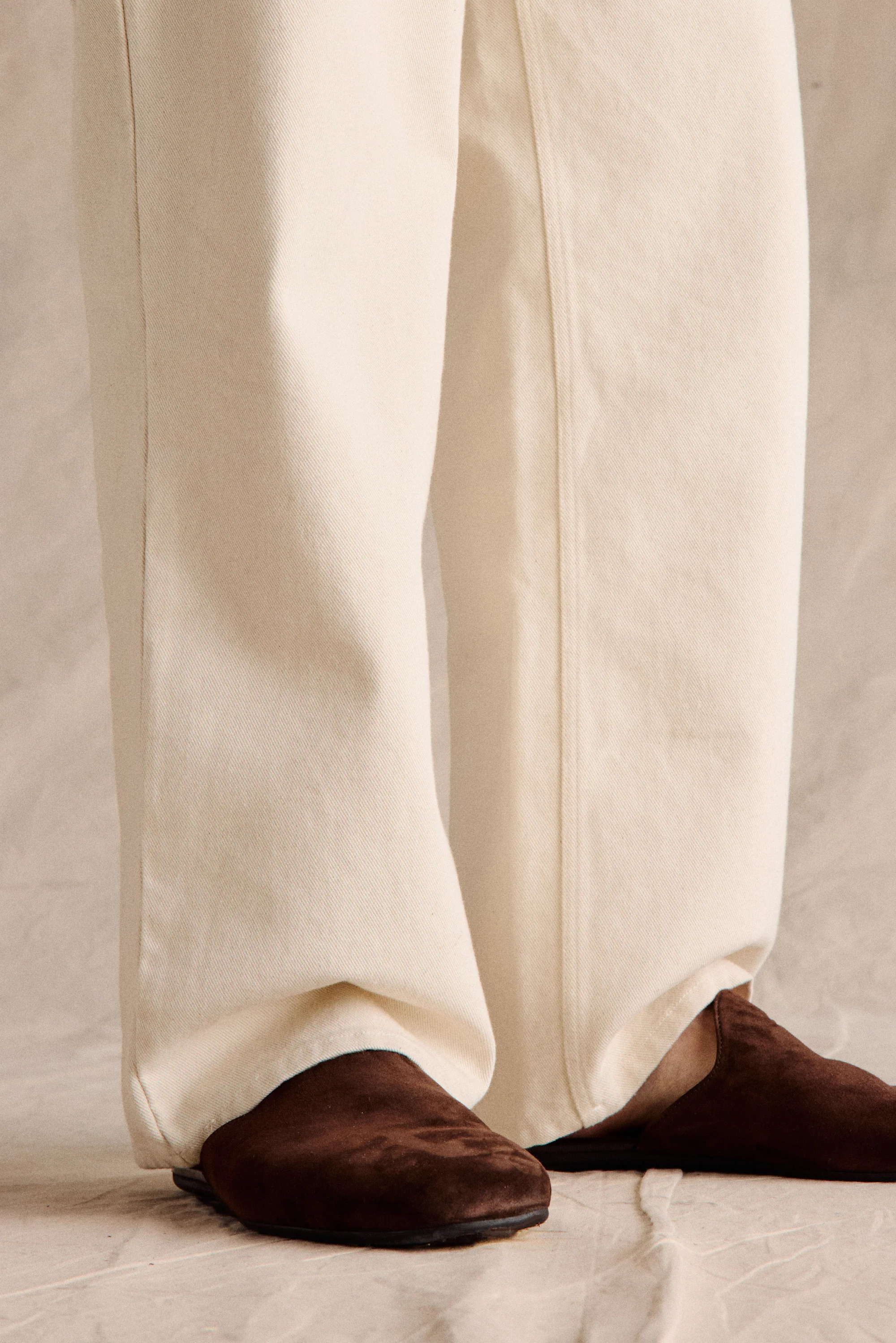 Riviera Relaxed Straight Leg Jeans | Ecru - Image 6